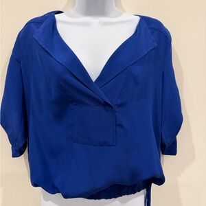 BCBGMaxAzria Royal Blue Blouse